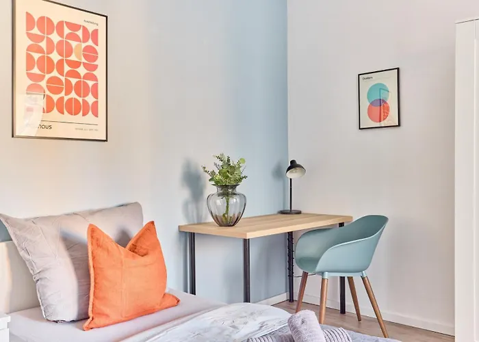 Marta - Durchdacht Fuer Monteure Und Kurzreisende 2 Zimmer 4 Betten Lejlighed